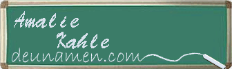 Amalie Kahle Visitenkarte